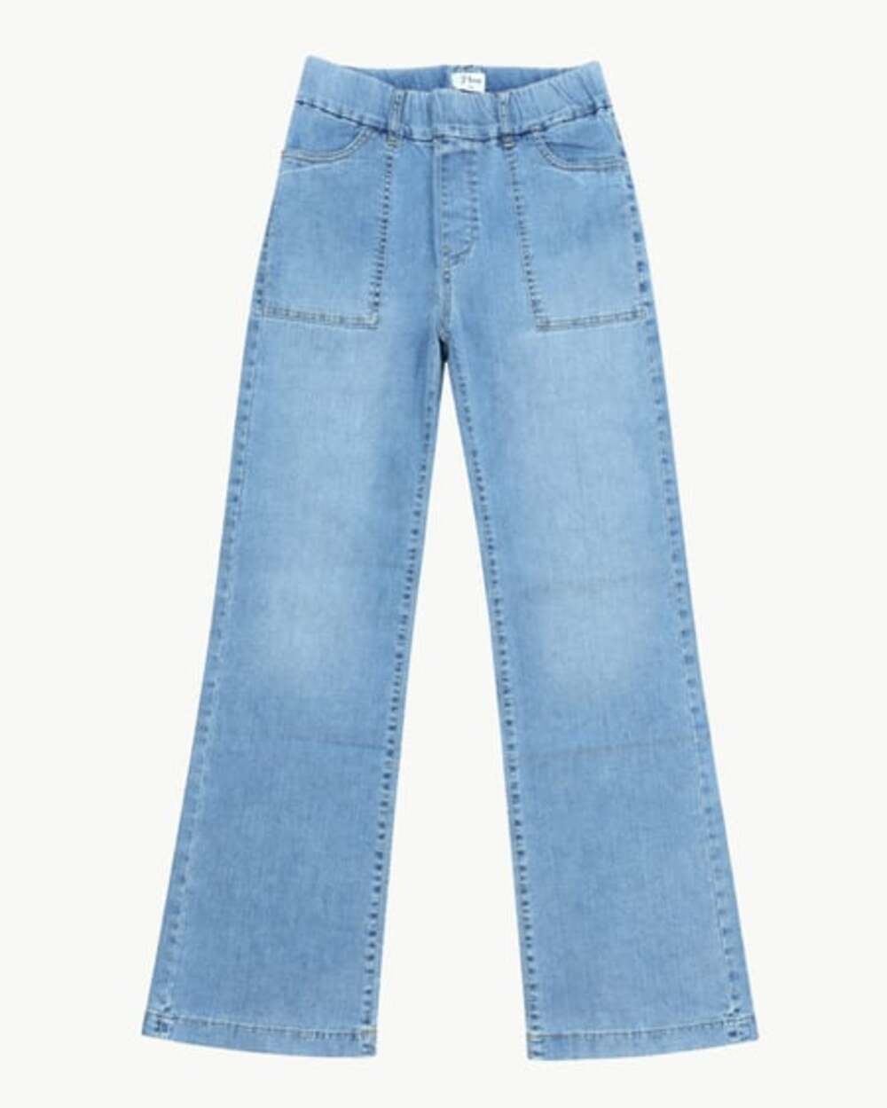 Bevy Flog Debbie Jean Light Blue Pull On Pants 29